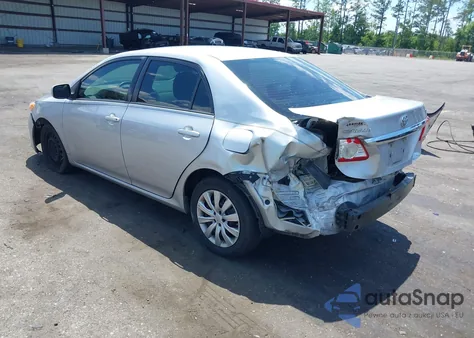 2012 Toyota Corolla Le из США, поврежденный, VIN 2T1BU4EE9CC847750